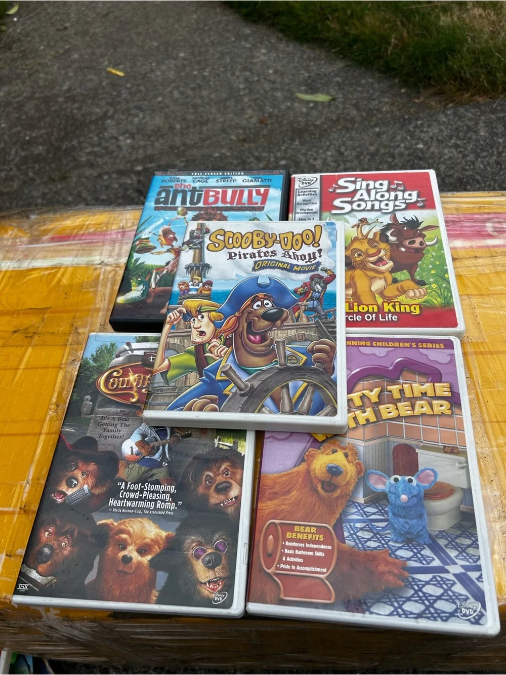 Disney Sing Along Songs lot of 5 DVDs The Lion King - Circle of Life (Red)